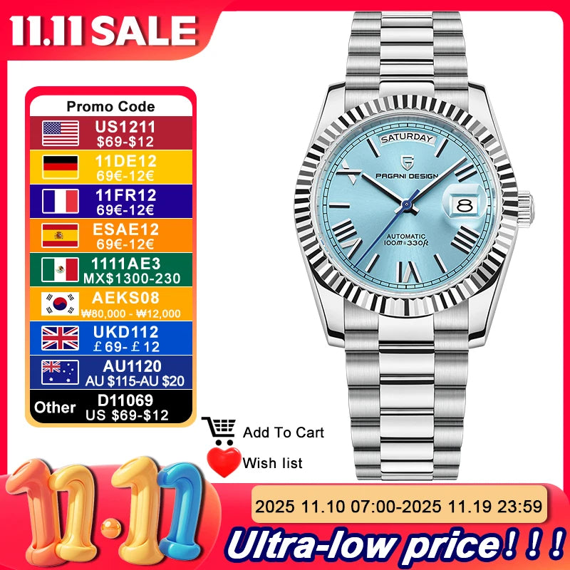 Florenza – Sapphire Calendar Automatic Watch